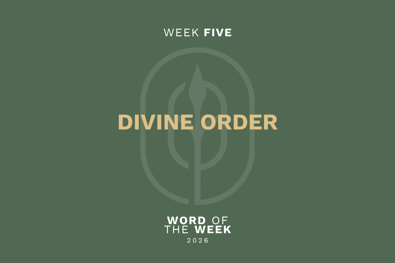 Divine Order