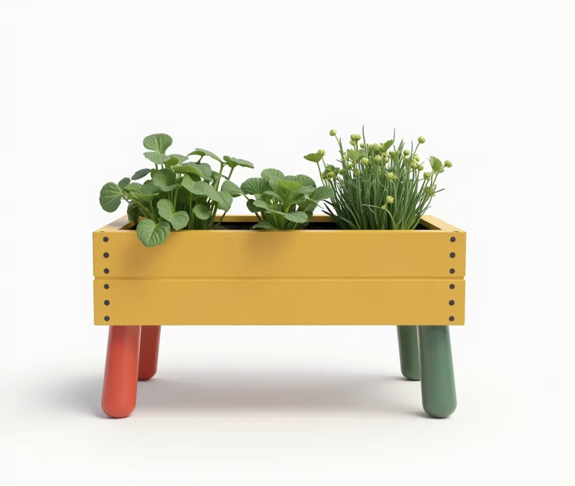 Little Roots – Kids' Planter Box - Yellow