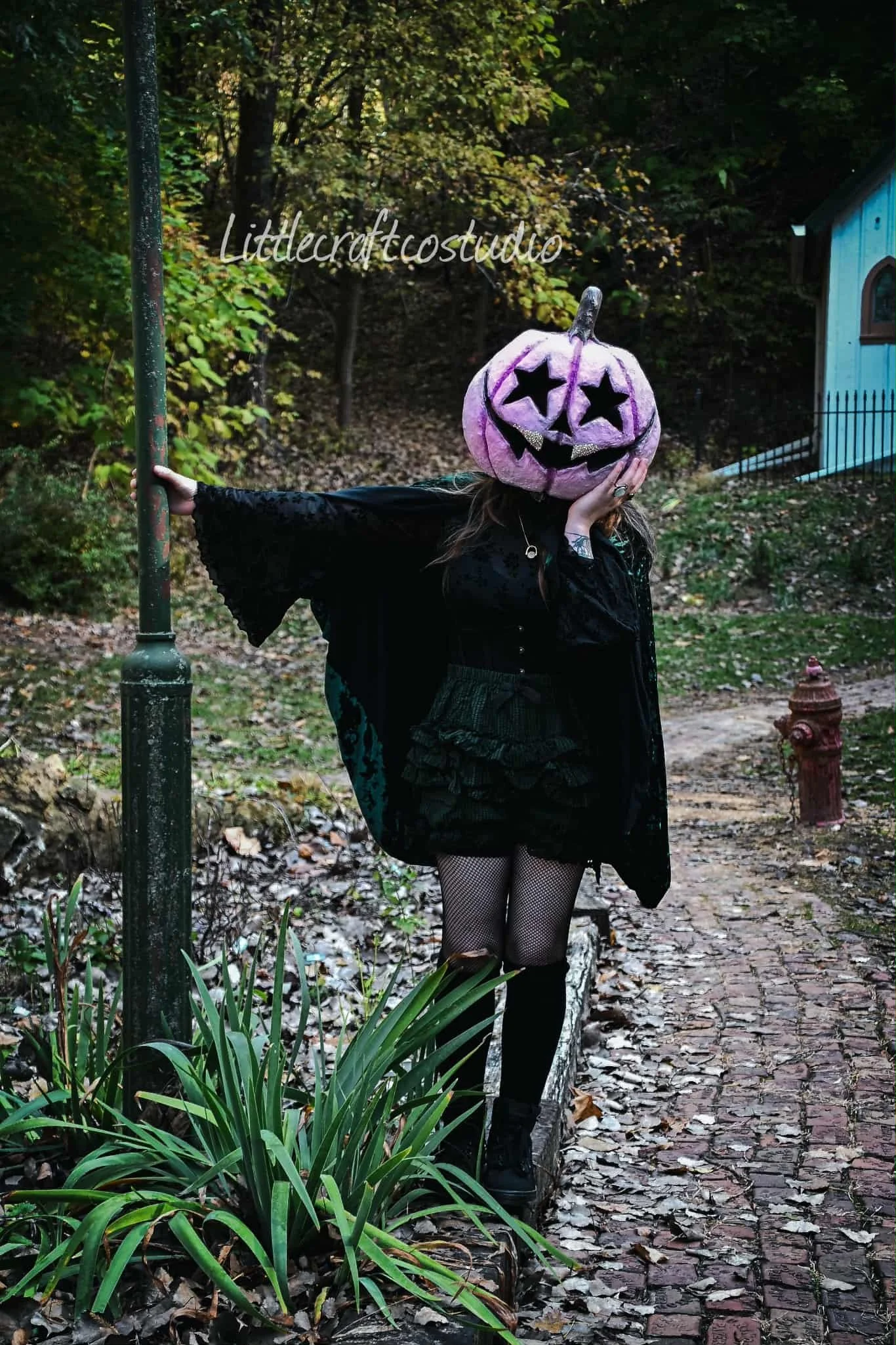 Custom Girlie-POP Rhinstoned Pum-kin Mask
