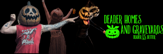 The Pum-kin family on the prowl for new vic... Customers! They need them to join up at Deader Homes and Graveyards.