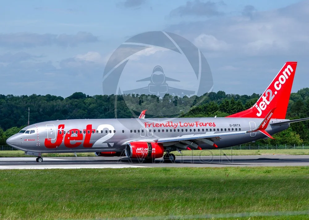 Jet2 Boeing 737-800 upon Landing at Bristol (EGGD) G-DRTX