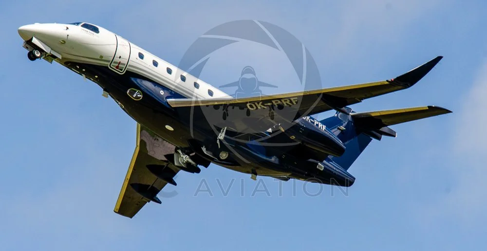 Embraer Praetor 600 on Departure from Bristol (EGGD)