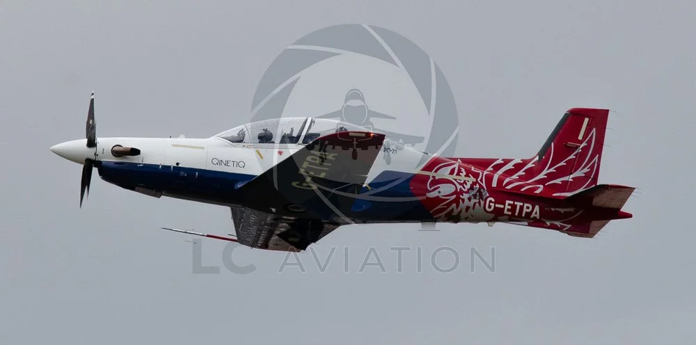 Empire Test Pilot School PC21 (G-ETPA), After a Touch and Go at RNAS Yeovilton