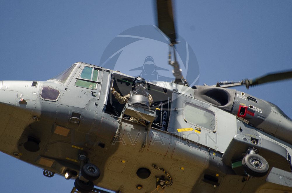 Army Air Corps Wildcat, on Final Approach to RNAS Merryfield (ZZ413)