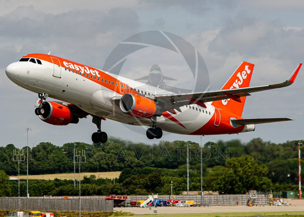 EasyJet A-320 On Departure From Bristol (EGGD) G-EZOP