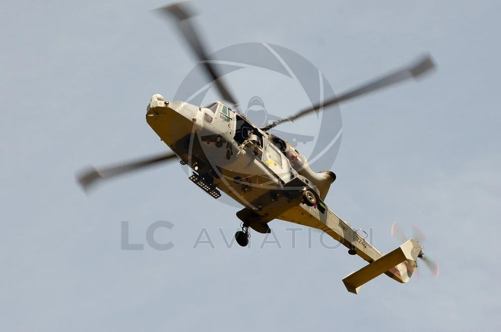 Royal Navy Wilcat (ARMY), on Final Approach to RNAS Merryfield (ZZ413)