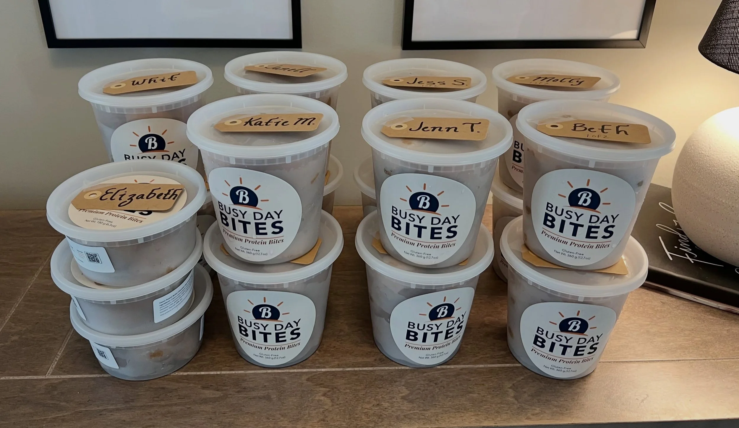 Two weeks in, and my heart is full. 💛

Seeing Busy Day Bites make their way into your homes has been such a rewarding experience. Thank you to everyone who has placed an order, shared a kind word, or cheered me on. Every bit of support means more th