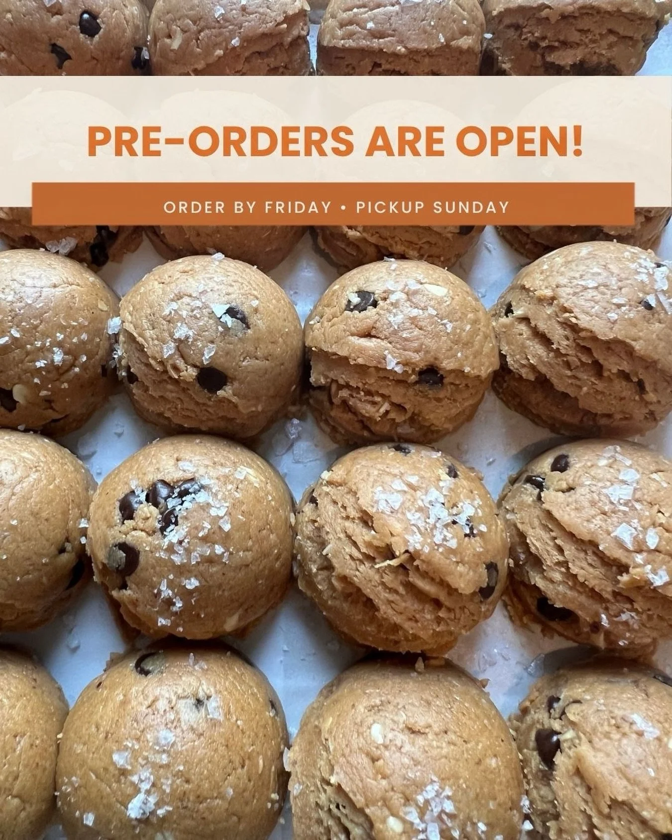 🎉 Pre-orders are OPEN!

Stock your fridge with balanced bites for your full days. Fresh batches of Busy Day Bites are available now.

✔️ Order by Friday at 8 PM
📍 Pickup Sunday 3-5 PM

🔗 Link in bio (and comments)
