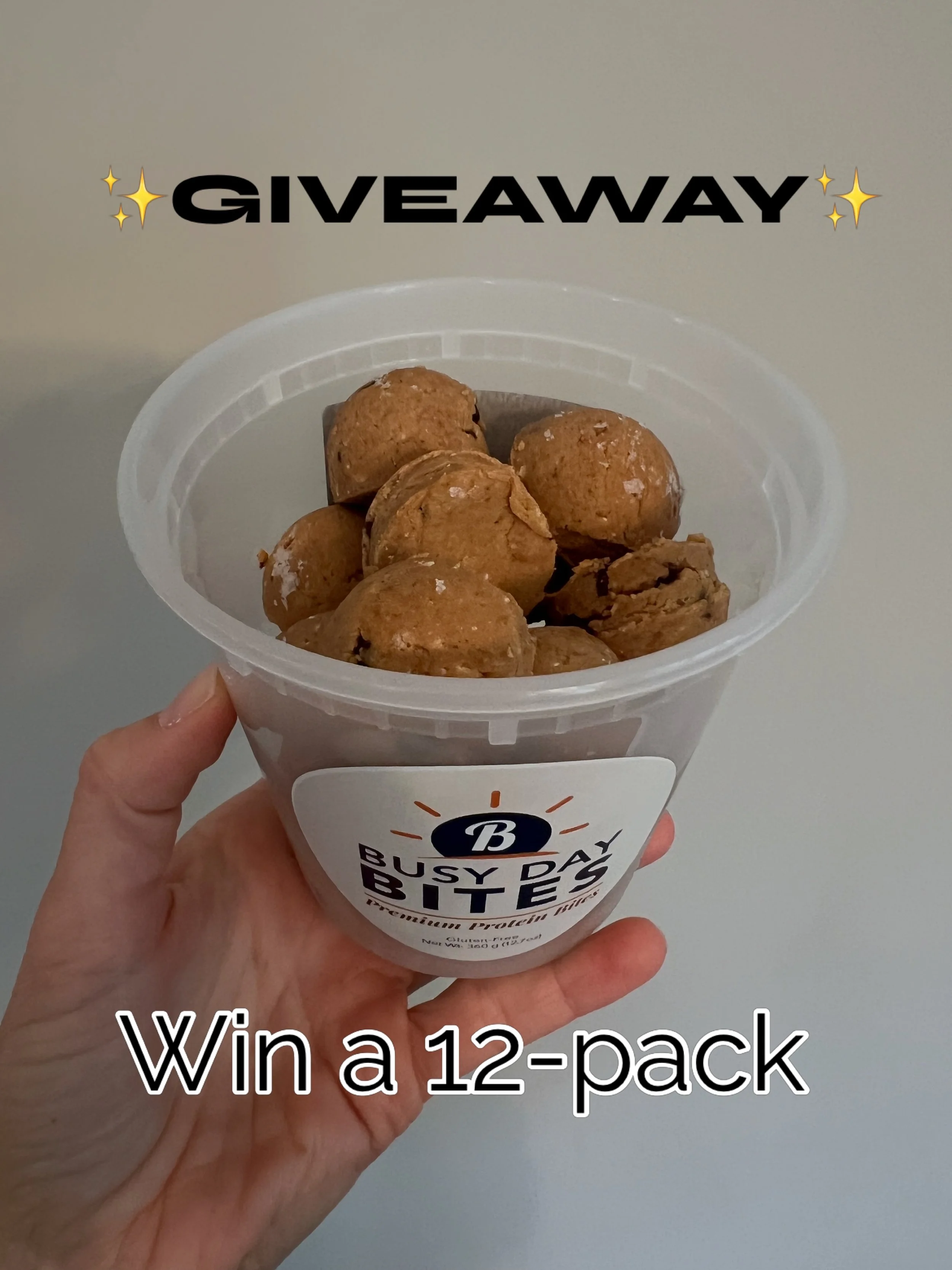✨GIVEAWAY✨ 

Win a 12-pack of Busy Day Bites!

Local pickup only (Blaine, MN)

To enter: 
1️⃣ Follow @busyday_bites 
2️⃣ Like this post 
3️⃣ Tag two local friends
⭐️Bonus entry if you share to your story. 

Ends Sunday 8 p.m. 
Winner announced Monday