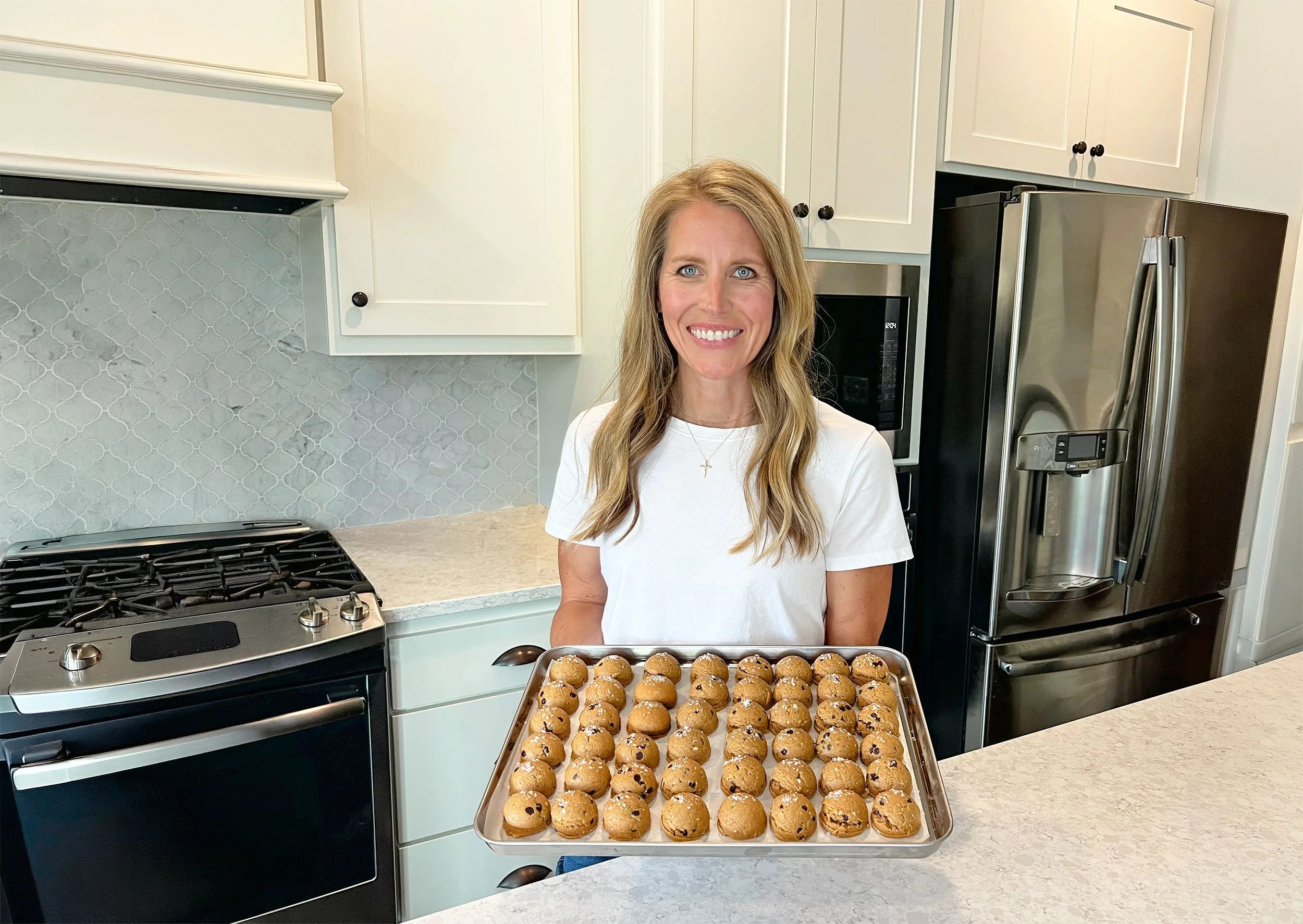 A tray of protein balls from Busy Day Bites.