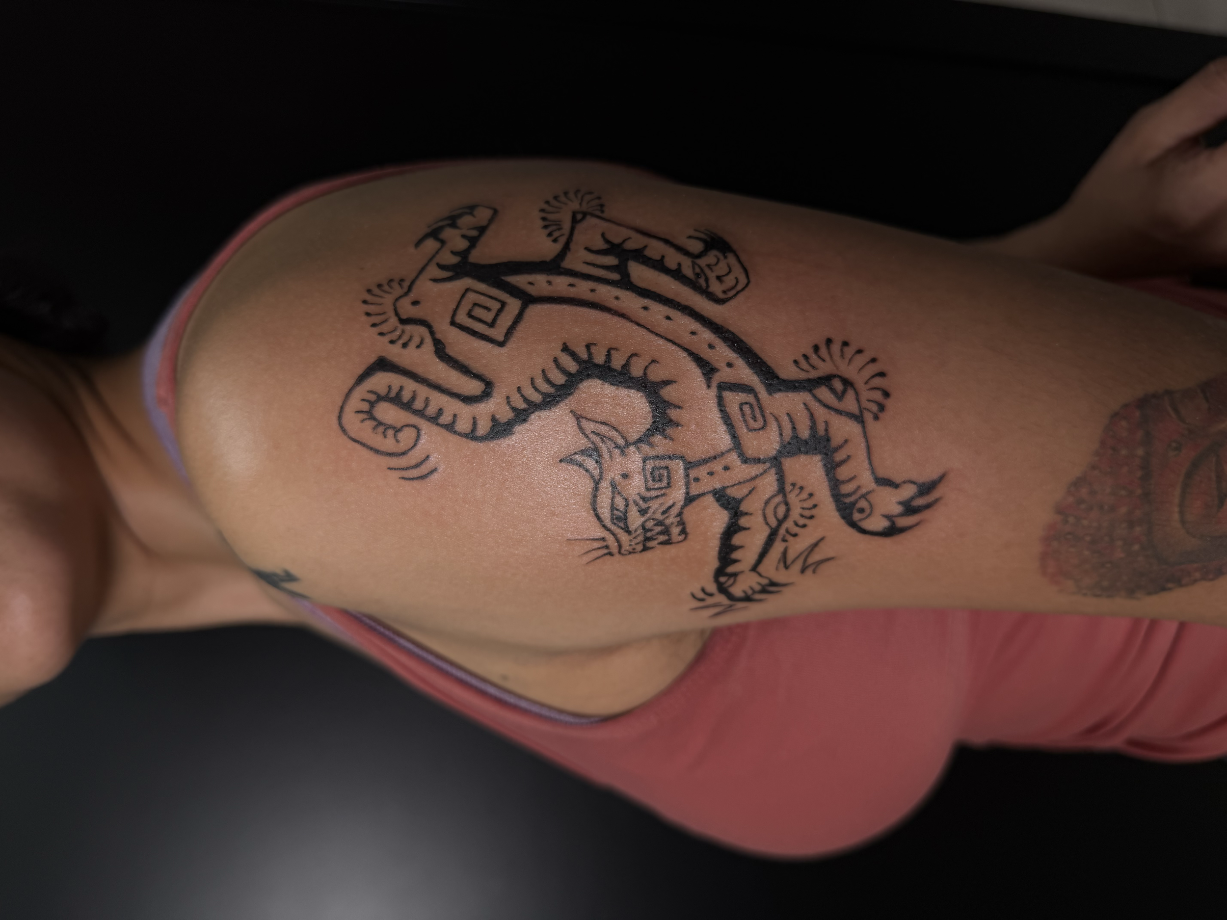 artwork and tattoo by Aiden DeLucia, Delucia Tattoo