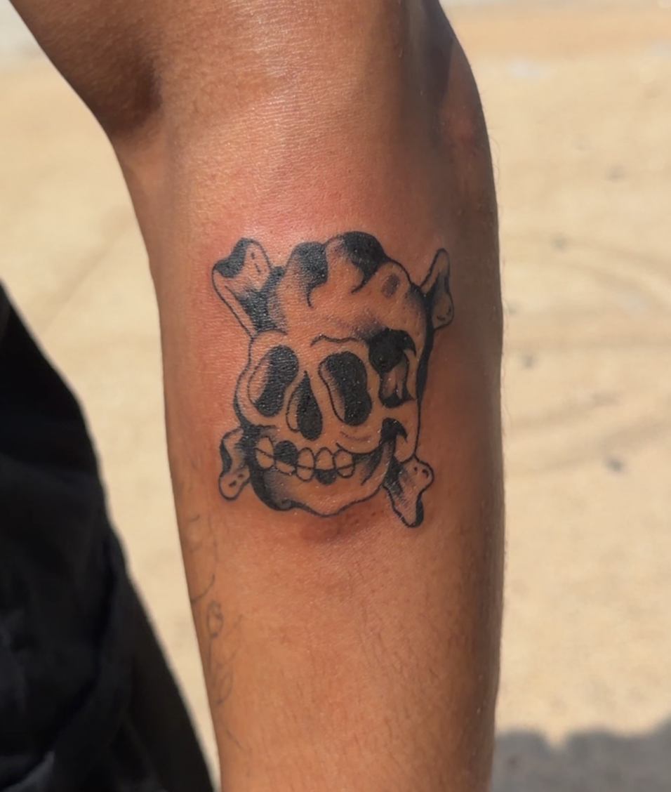 artwork and tattoo by Aiden DeLucia, Delucia Tattoo