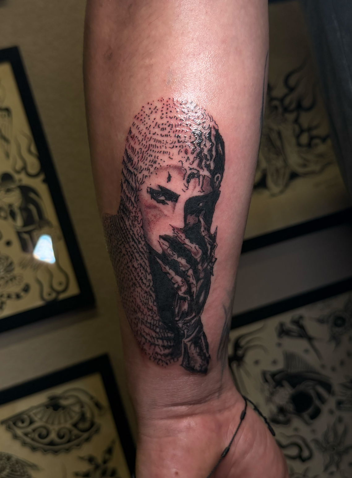 artwork and tattoo by Aiden DeLucia, Delucia Tattoo
