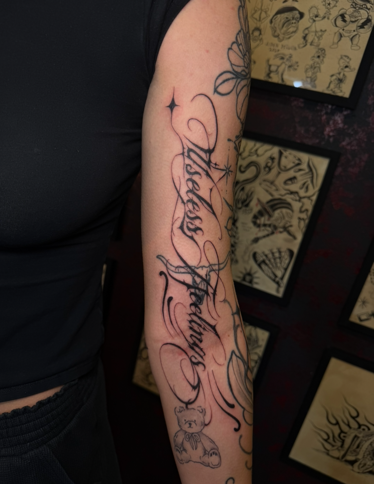 artwork and tattoo by Aiden DeLucia, Delucia Tattoo