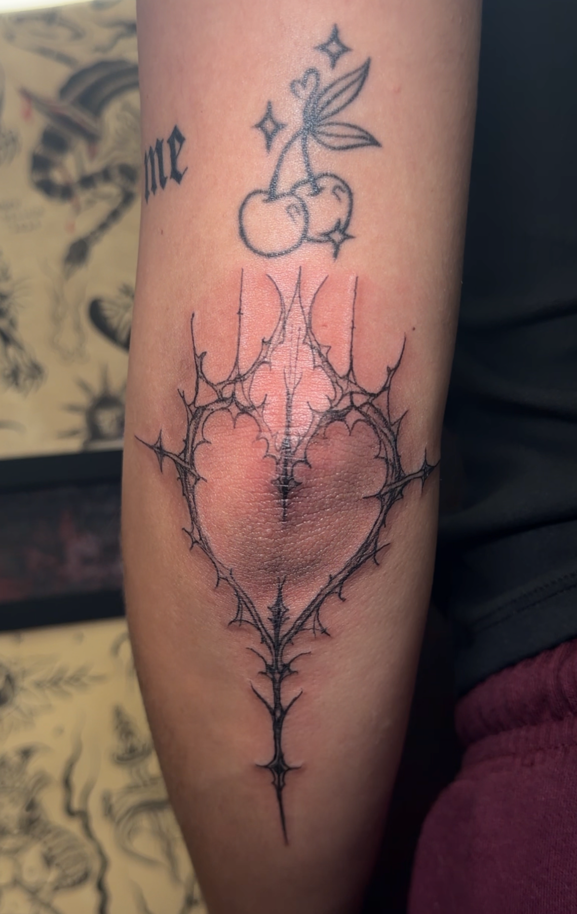 artwork and tattoo by Aiden DeLucia, Delucia Tattoo