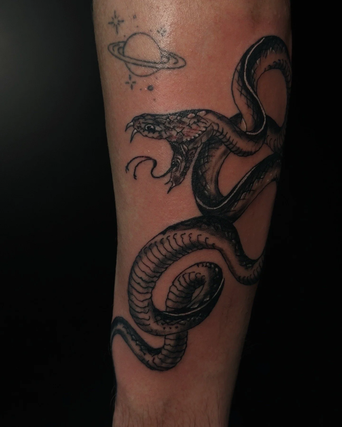 artwork and tattoo by Aiden DeLucia, Delucia Tattoo