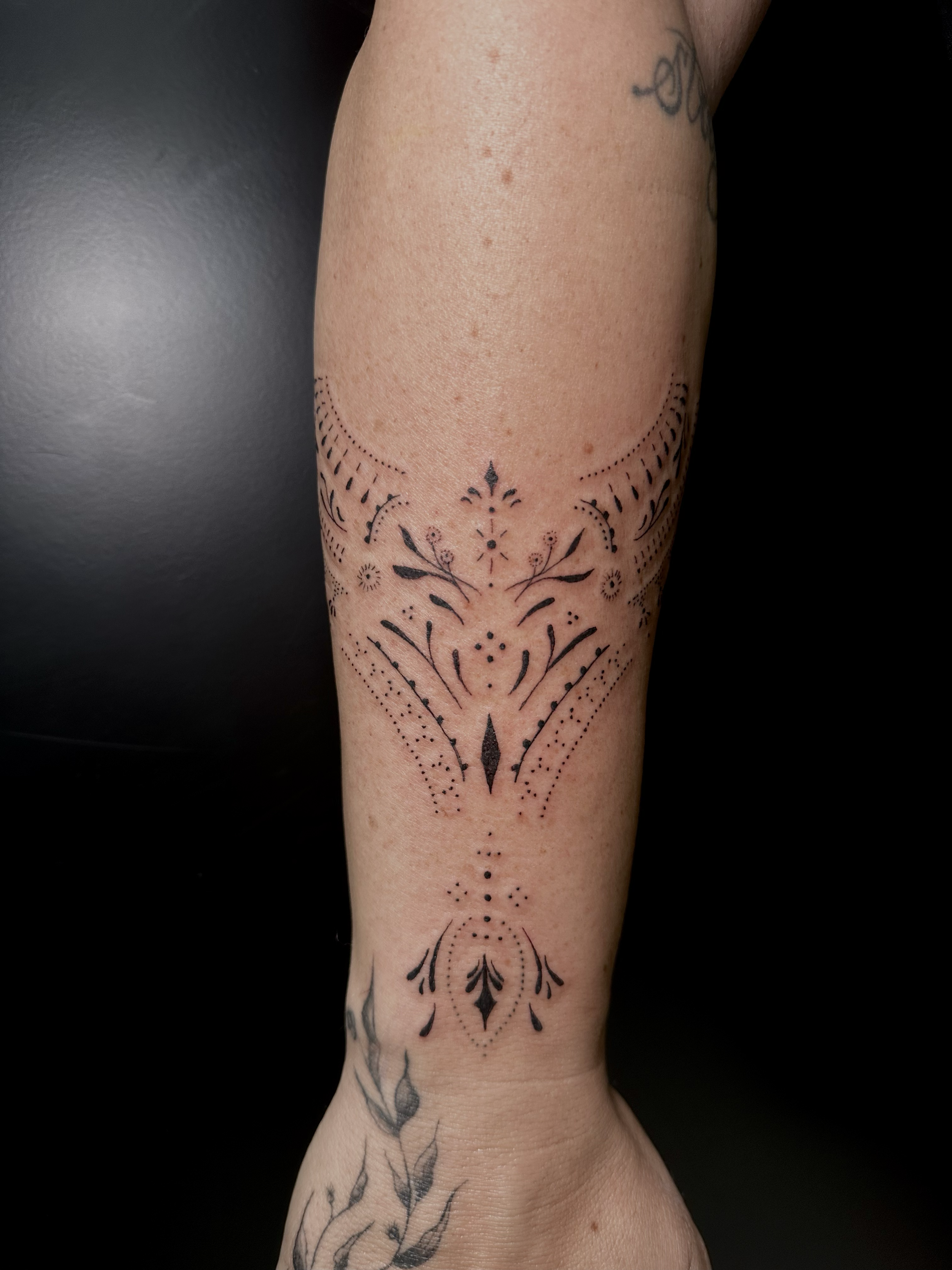 artwork and tattoo by Aiden DeLucia, Delucia Tattoo