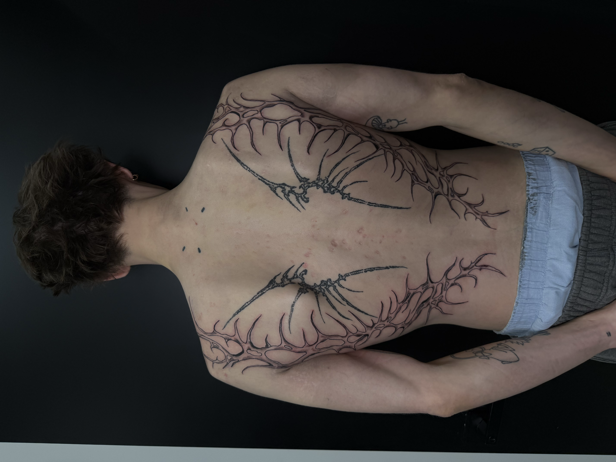 artwork and tattoo by Aiden DeLucia, Delucia Tattoo