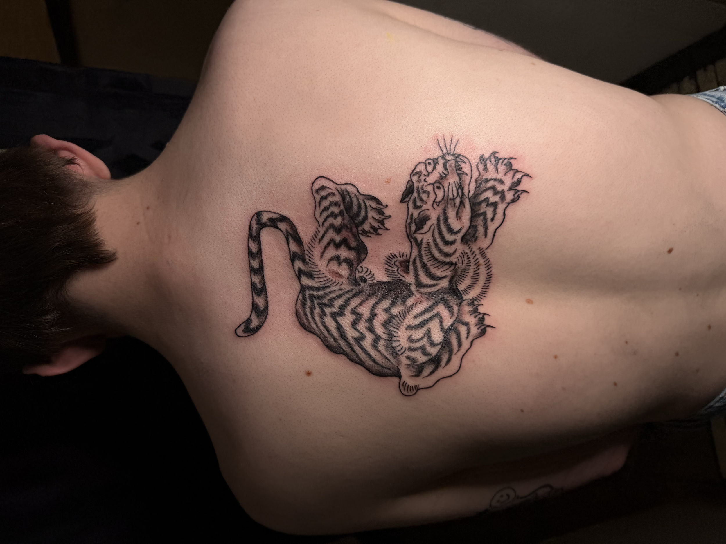 artwork and tattoo by Aiden DeLucia, Delucia Tattoo
