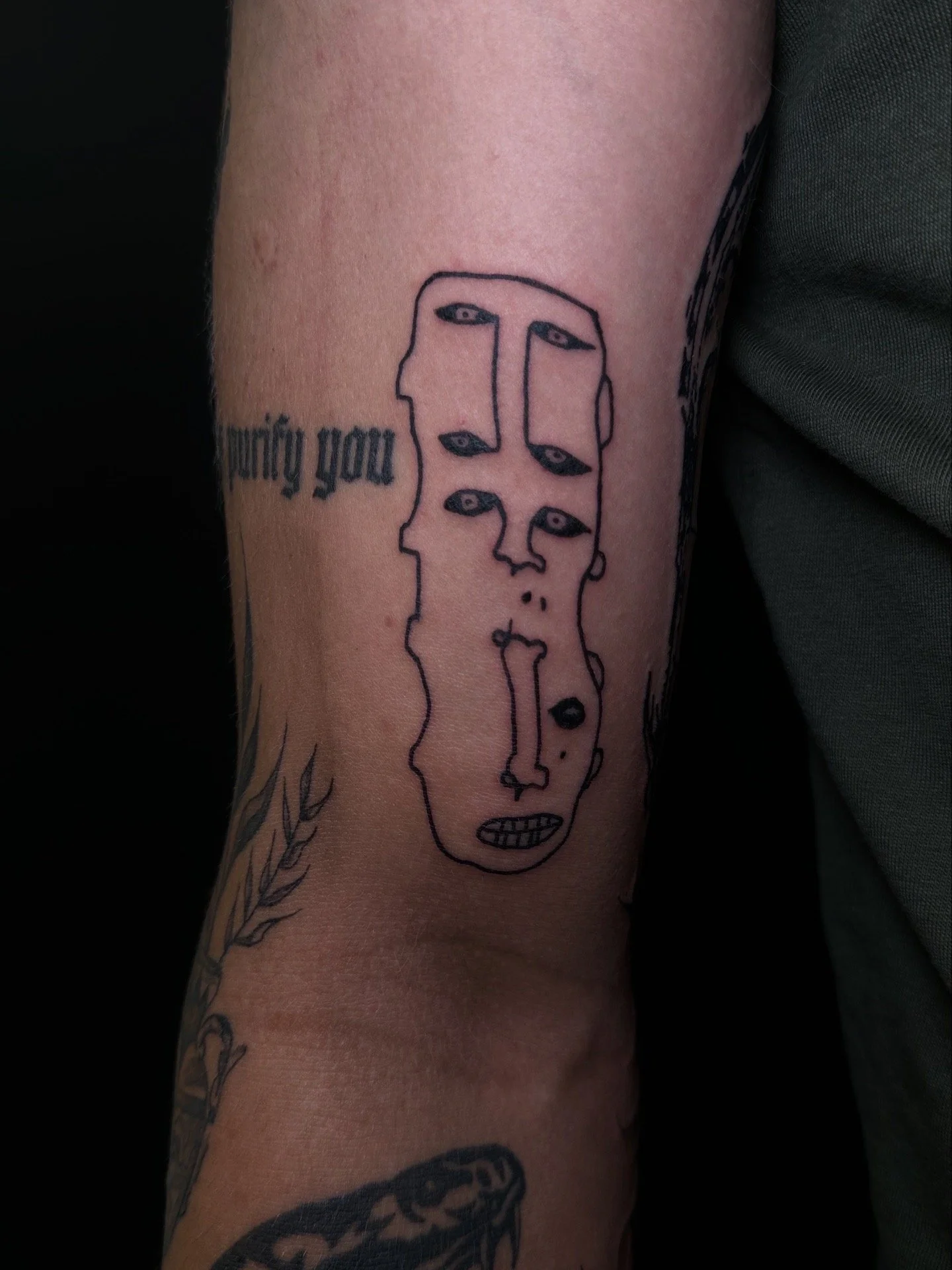 artwork and tattoo by Aiden DeLucia, Delucia Tattoo