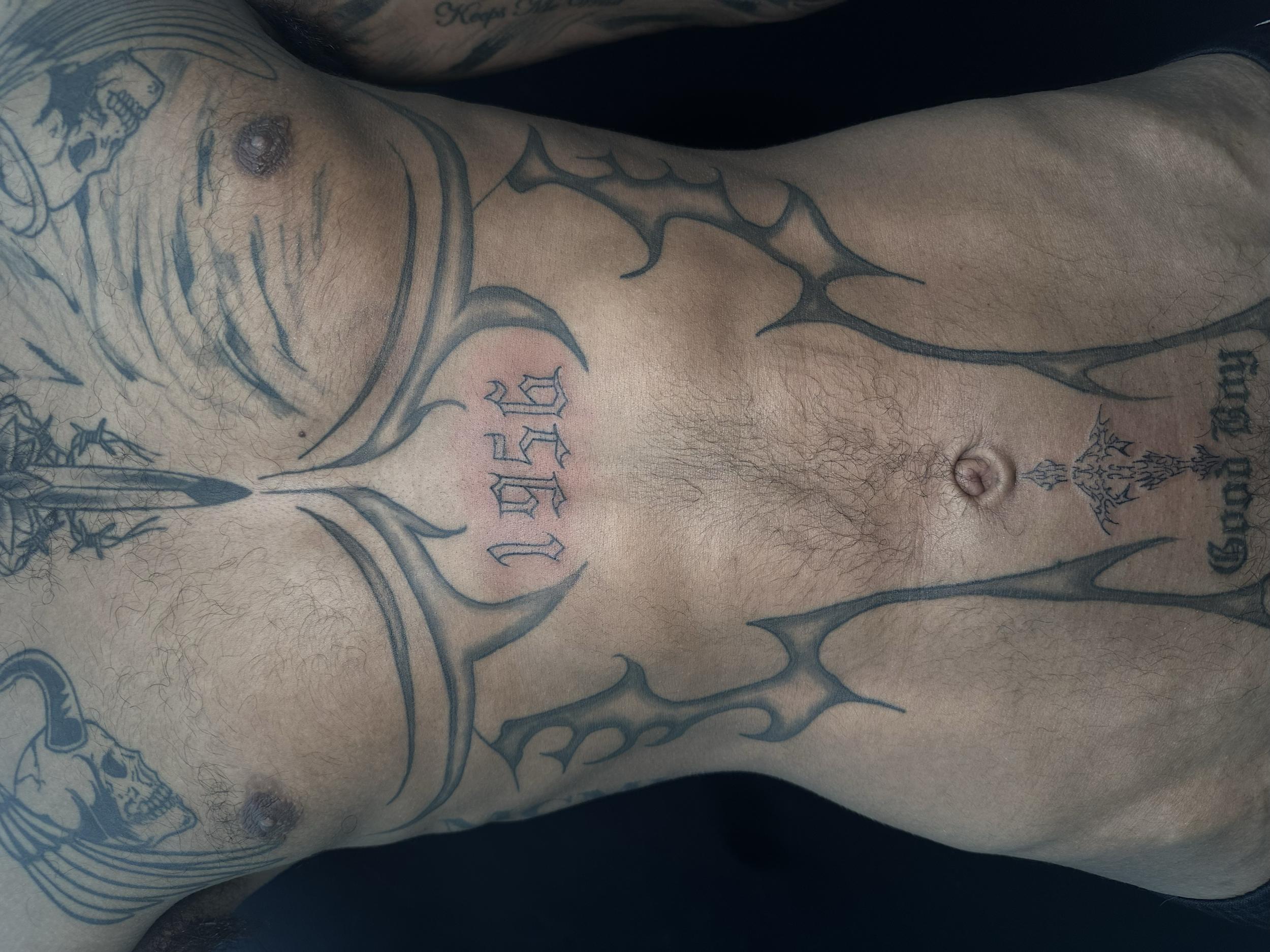 artwork and tattoo by Aiden DeLucia, Delucia Tattoo