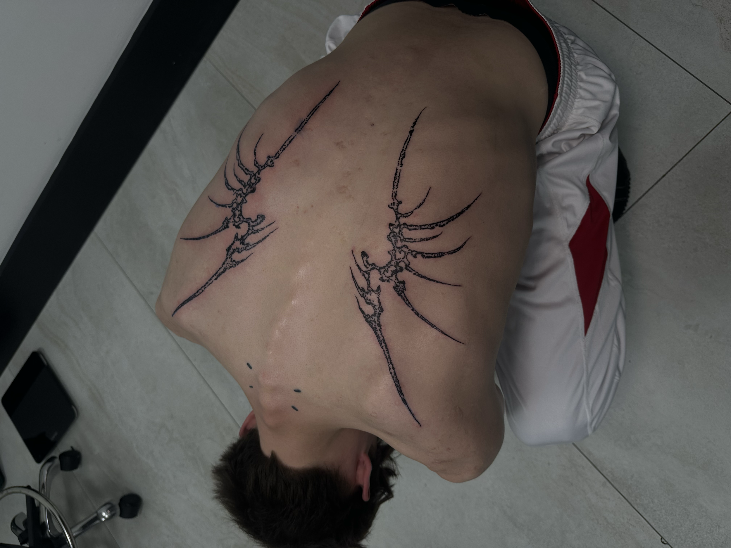 artwork and tattoo by Aiden DeLucia, Delucia Tattoo