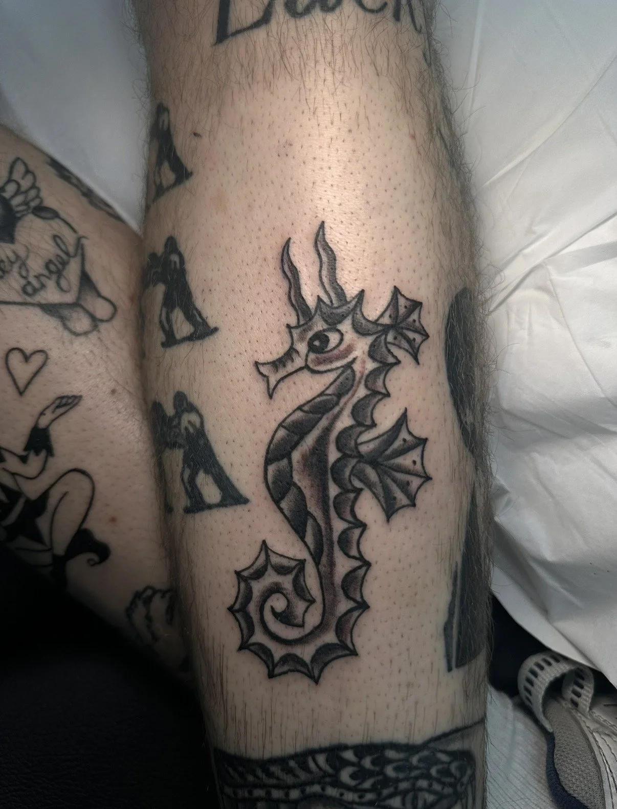 artwork and tattoo by Aiden DeLucia, Delucia Tattoo