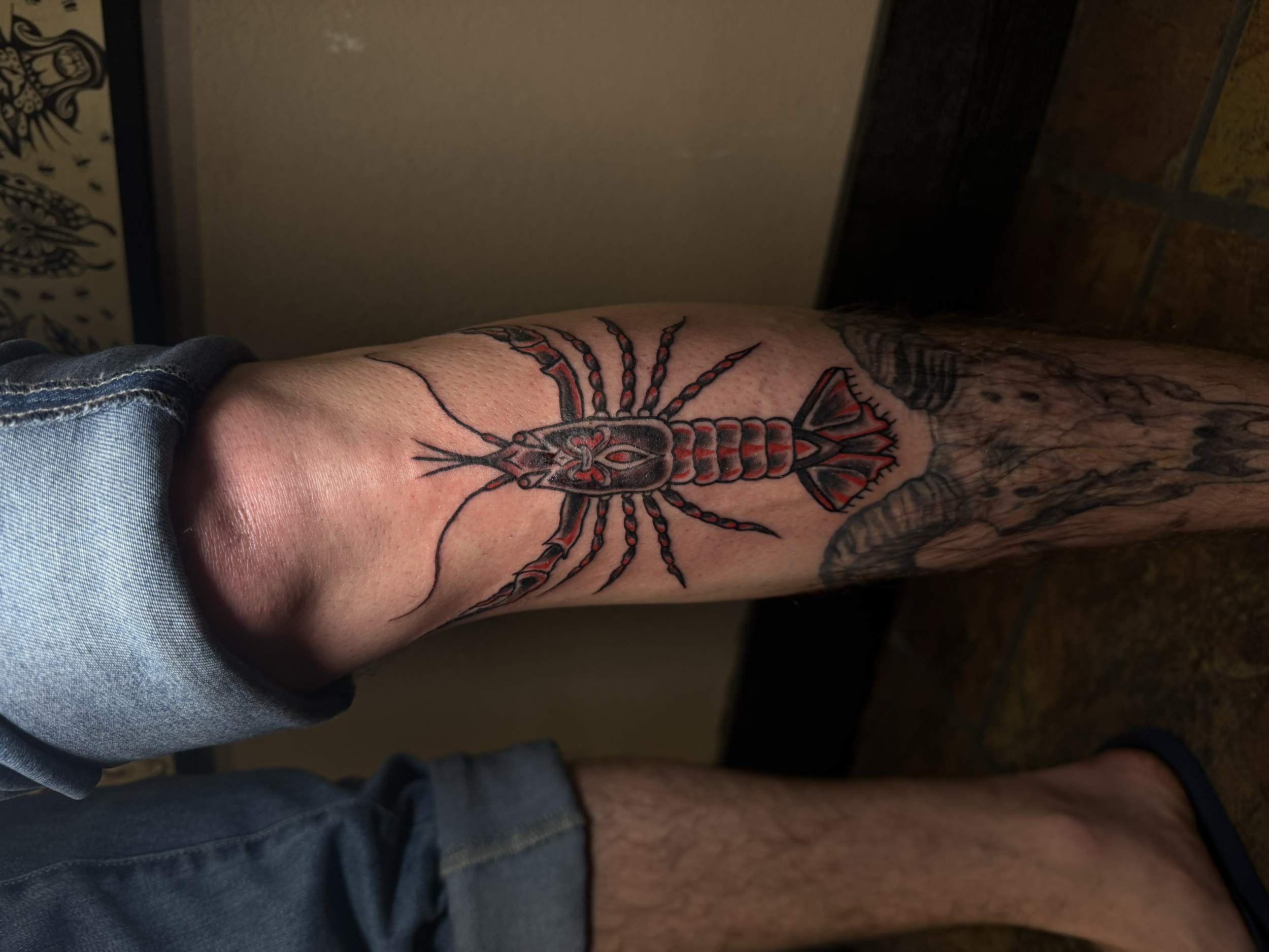 artwork and tattoo by Aiden DeLucia, Delucia Tattoo