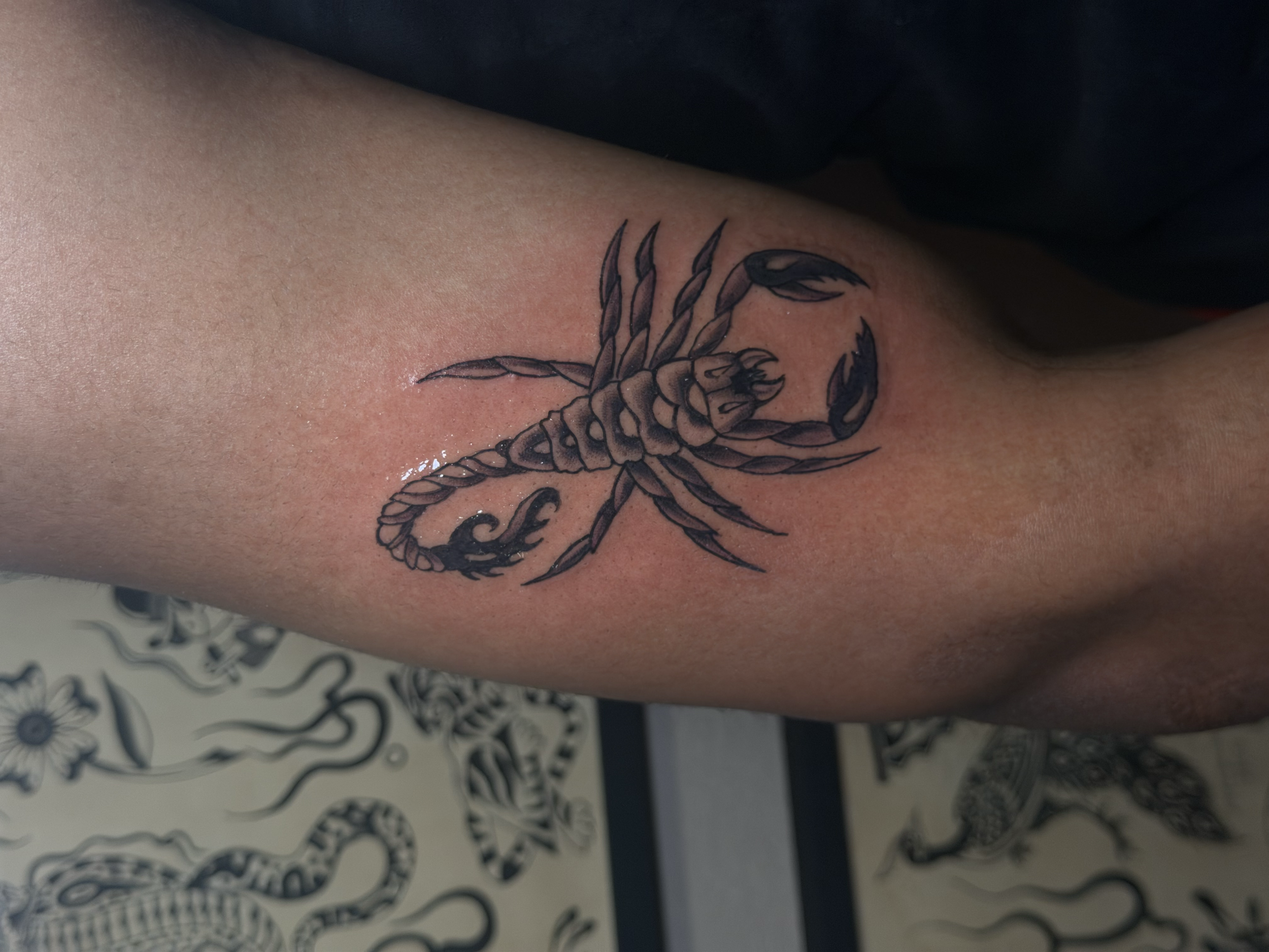 artwork and tattoo by Aiden DeLucia, Delucia Tattoo