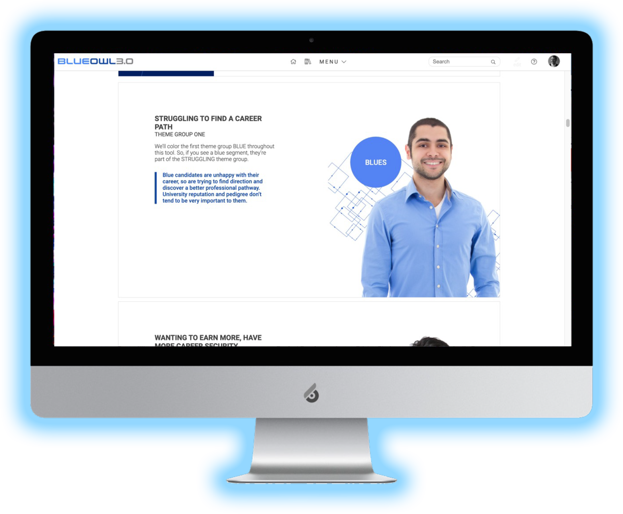 blue owl higher education screenshot