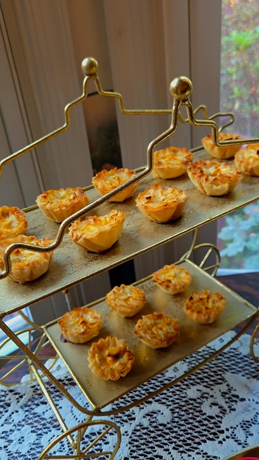 Mini "pie and pudding en flambe"