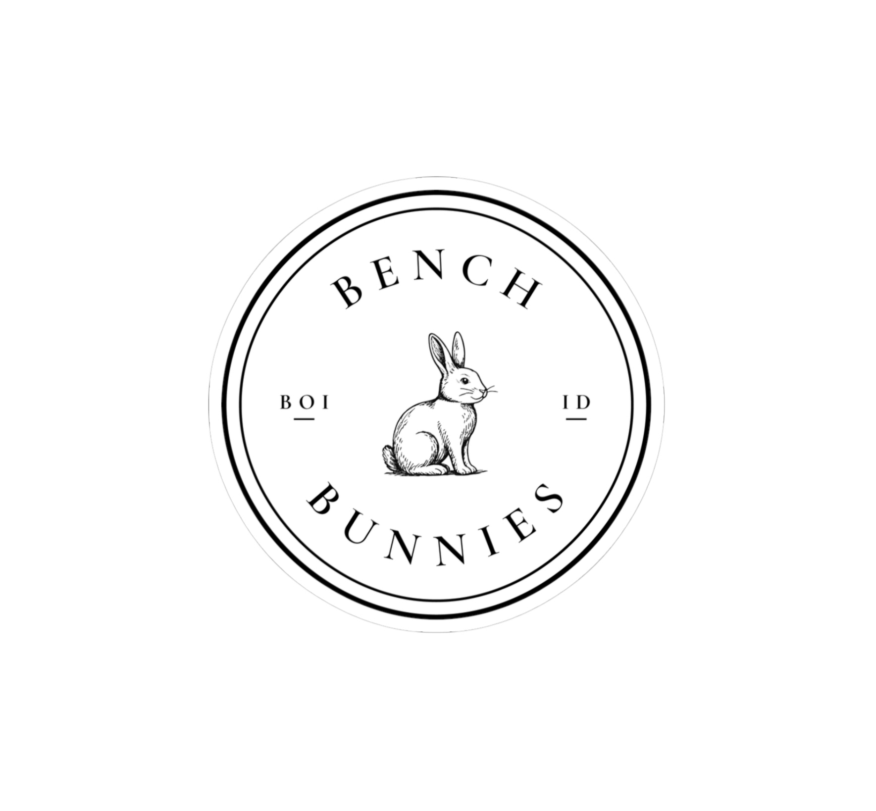 Bench Bunnies - Sticker