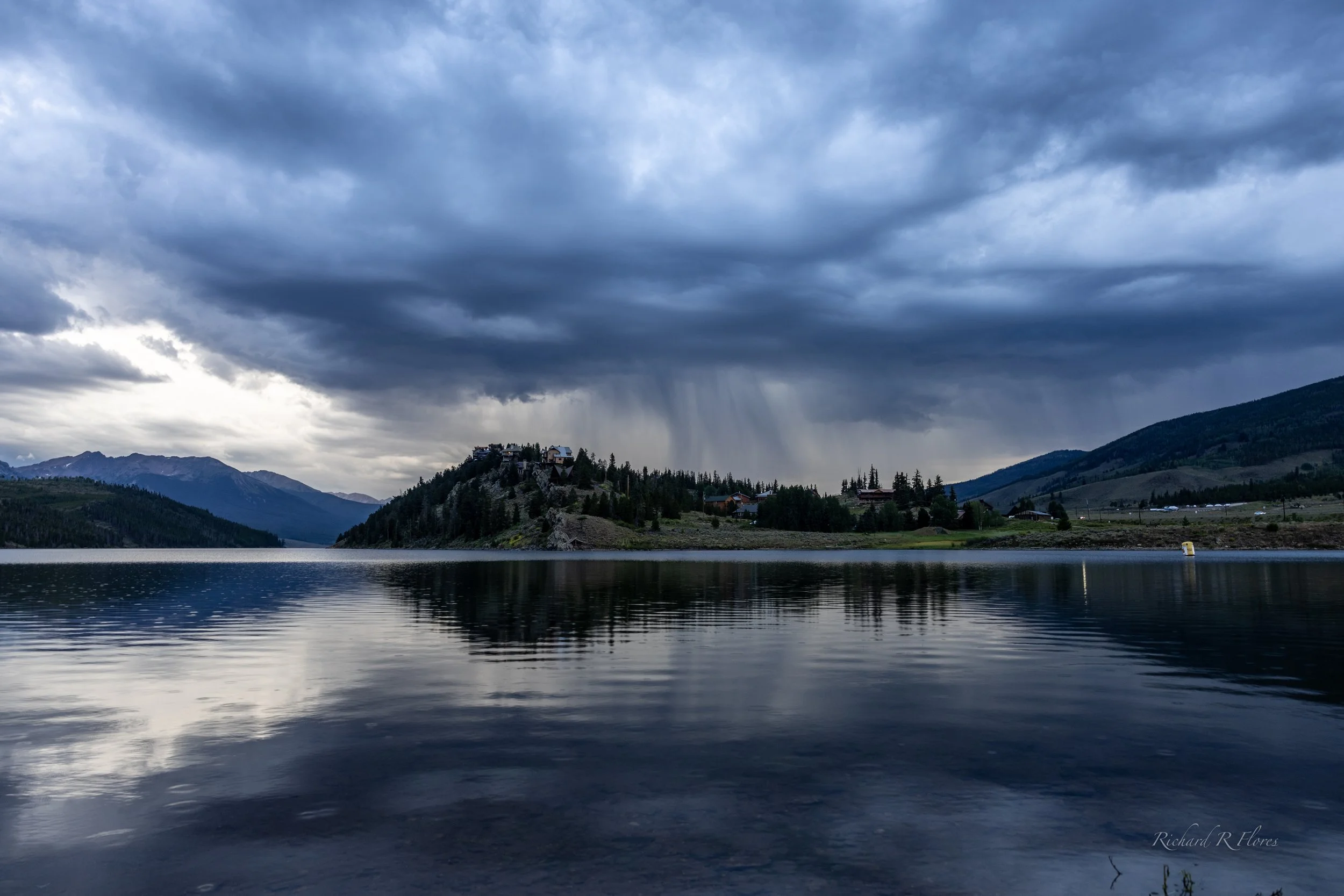 Storm over Lake Dillon