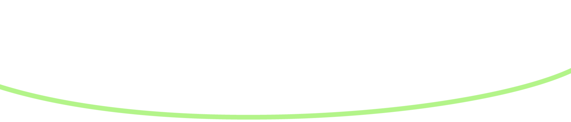 curved green line