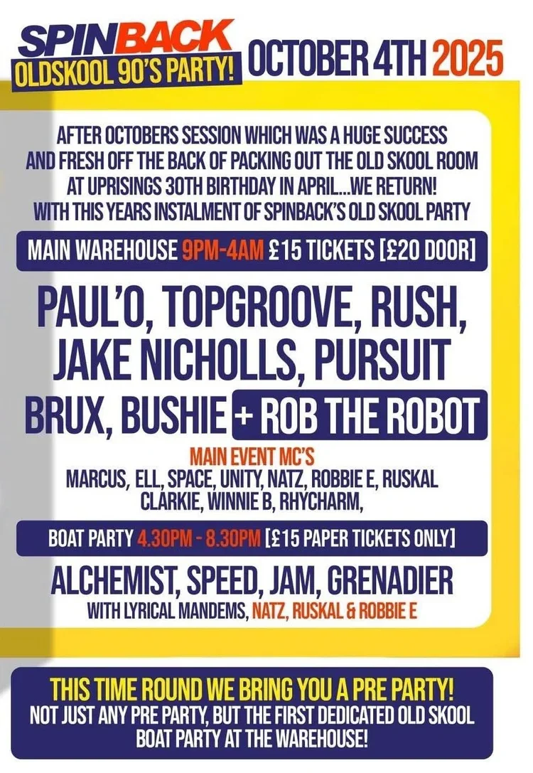 DONCASTER WAREHOUSE | SPINBACK