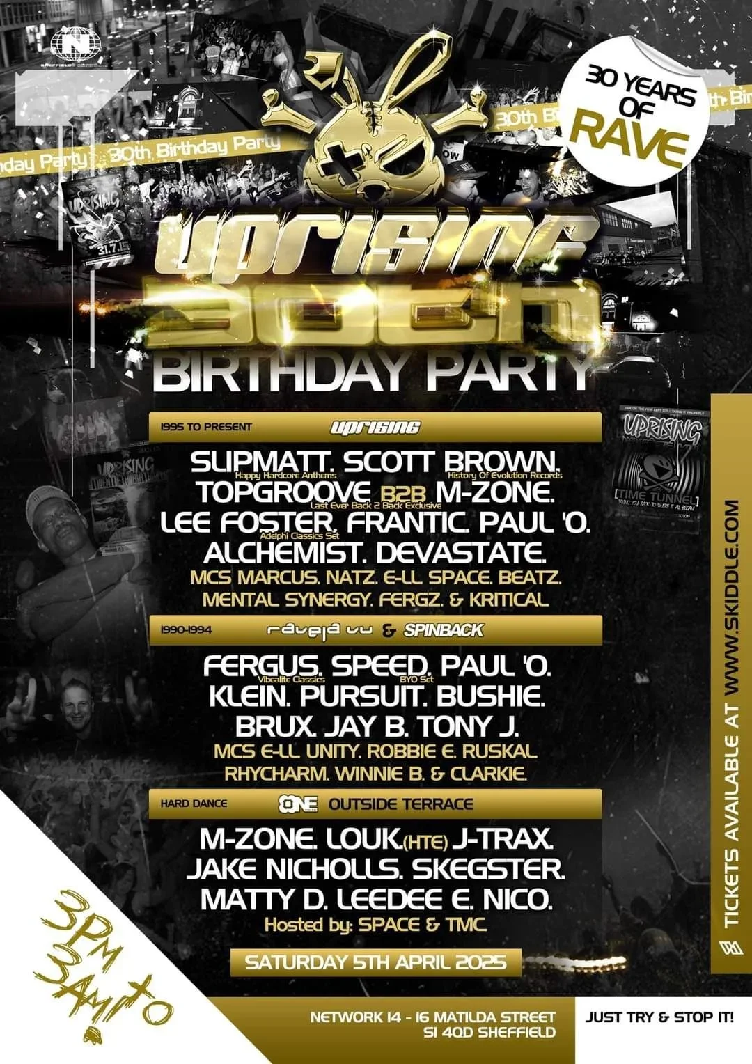 UPRISING | 30TH BIRTHDAY PARTY