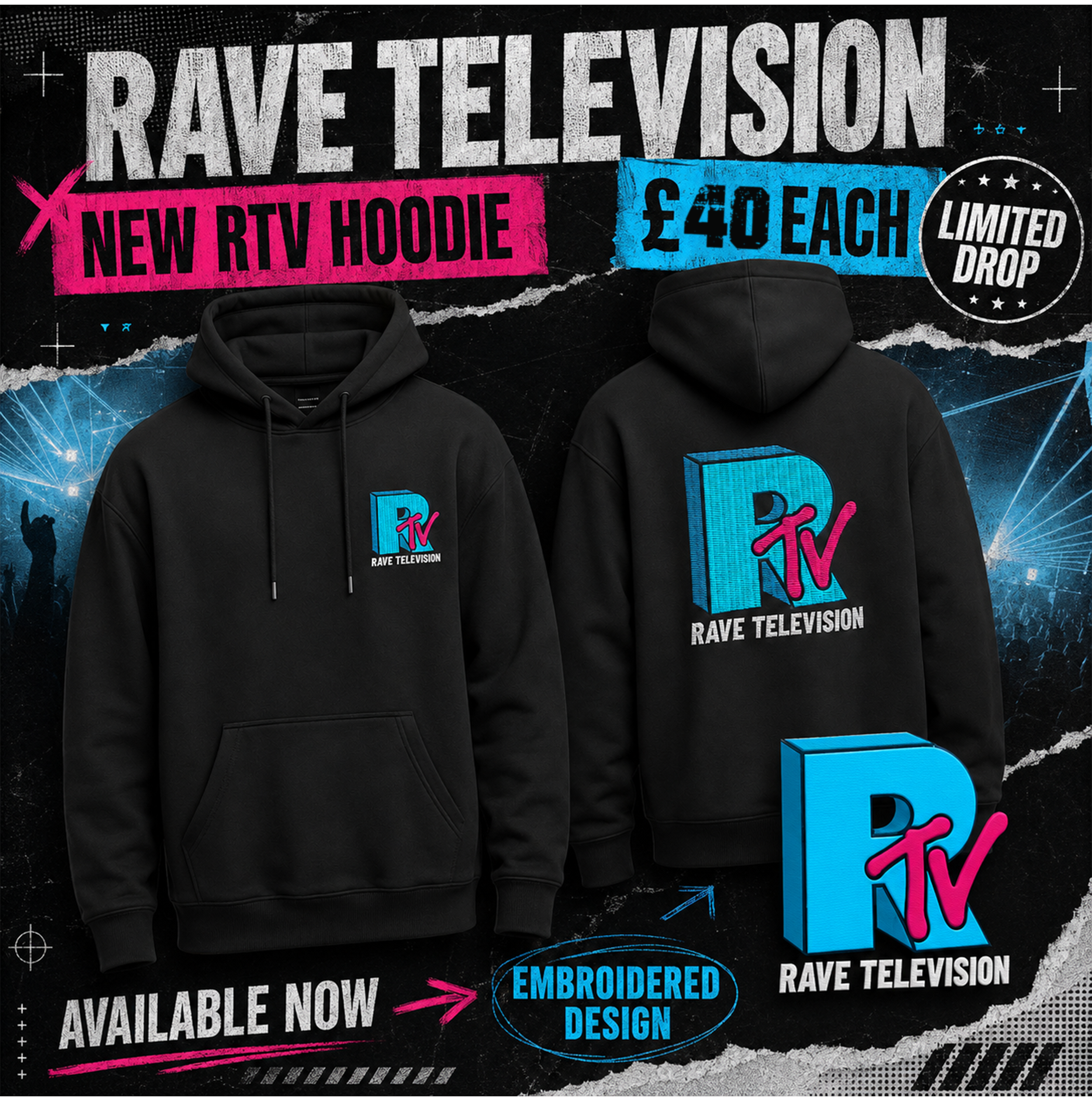 RTV LOGO HOODIE