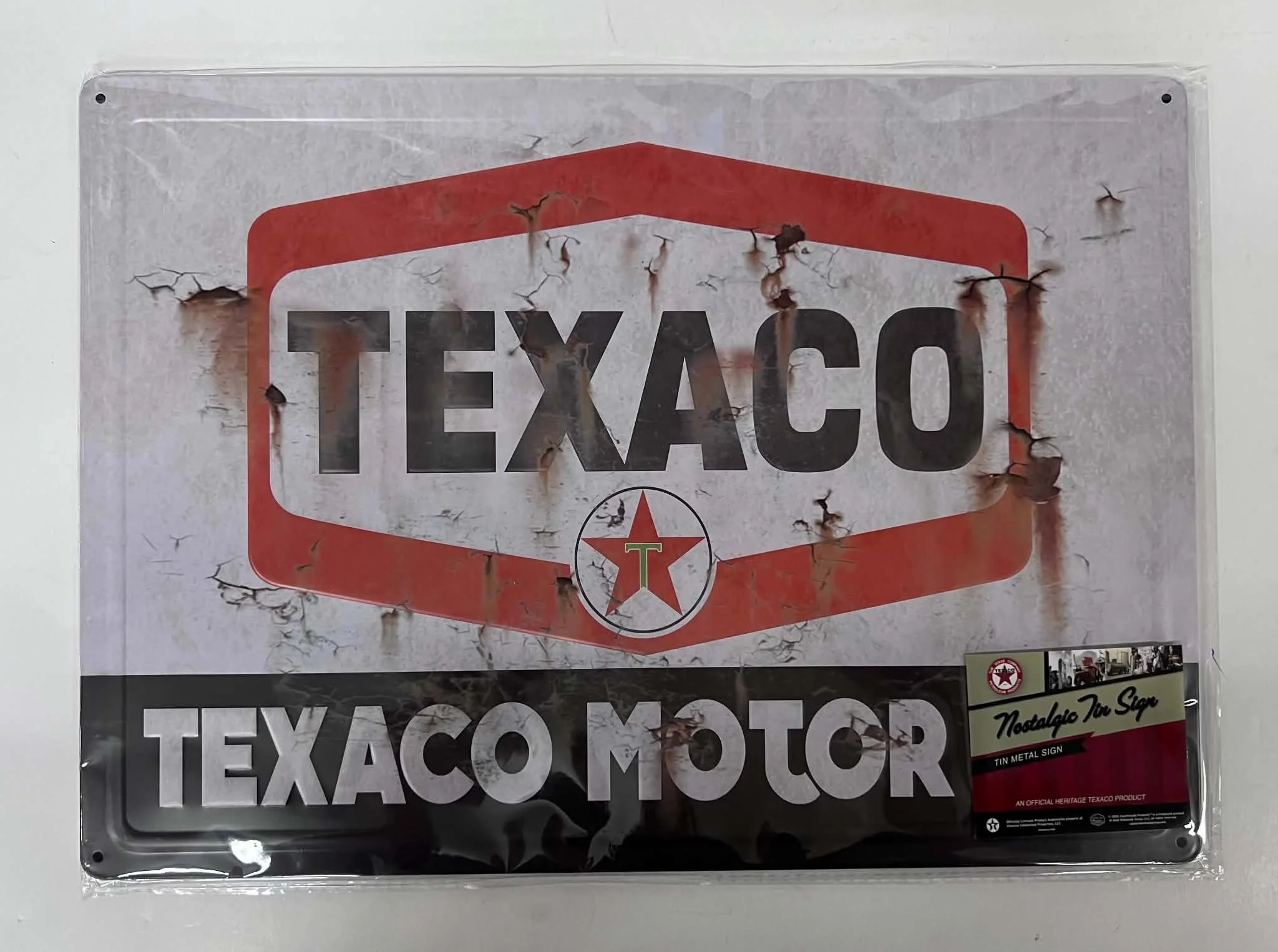 Nostalgic Texaco Motor Tin Sign