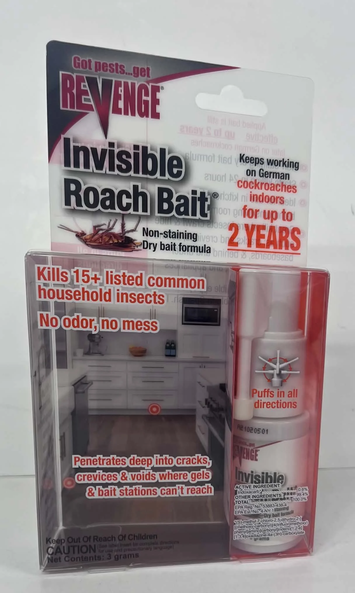 Revenge Invisible Roach Bait