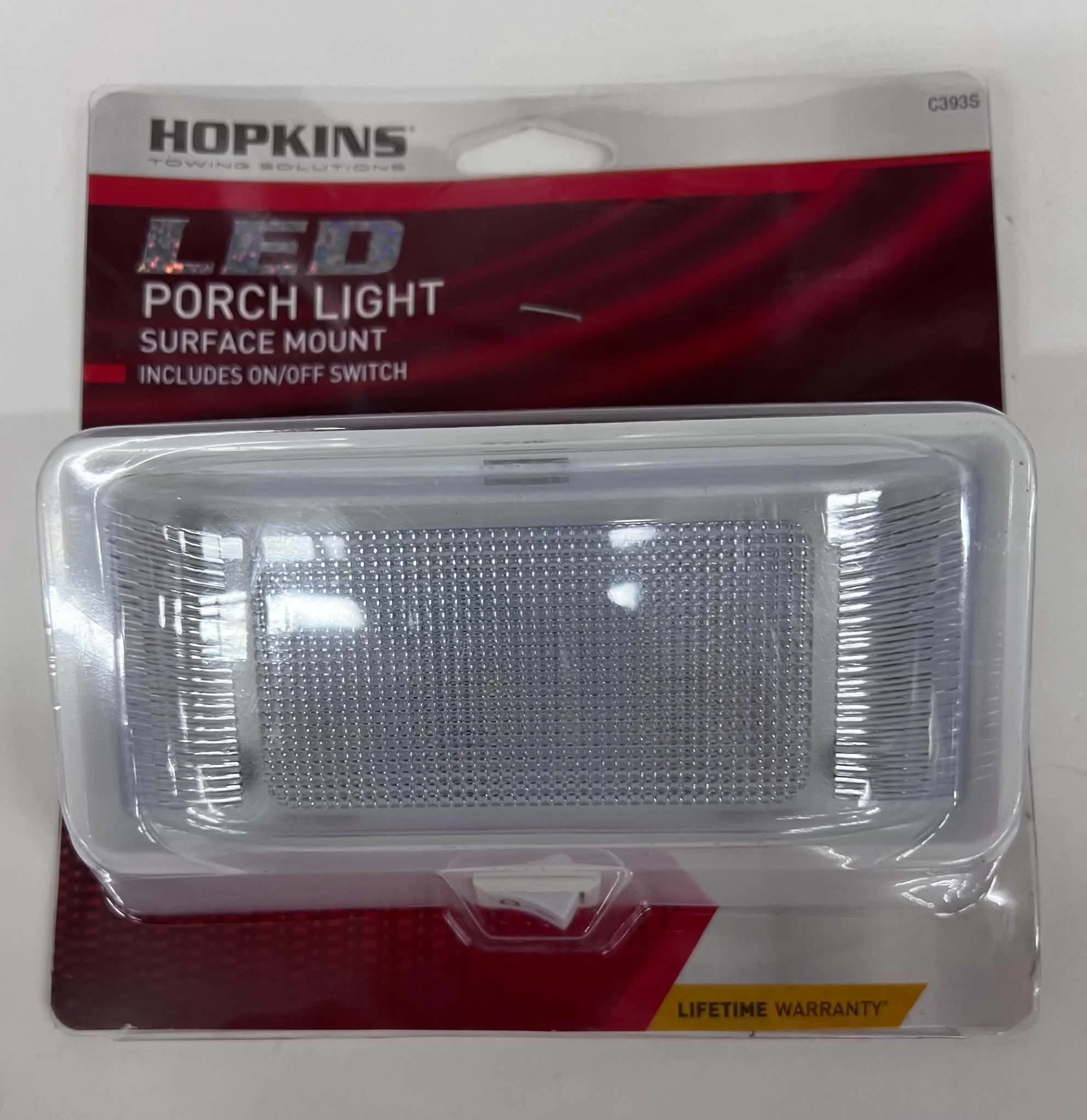 Hopkins LED Porch Light with On/Off Switch