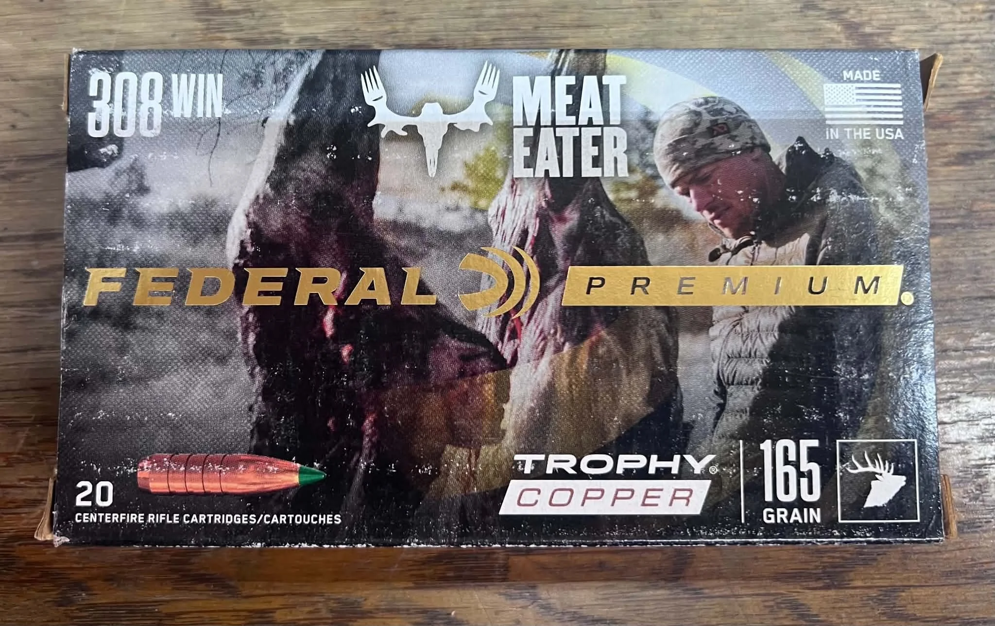 Federal Premium 308 Winchester Trophy Copper Ammunition