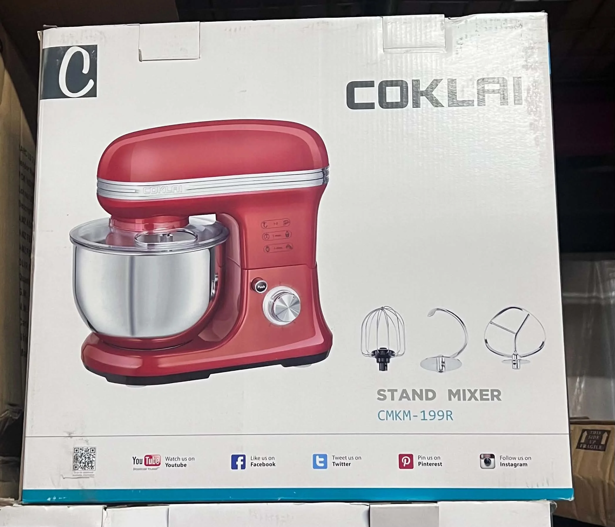 COKLAI CMKM-199R Stand Mixer