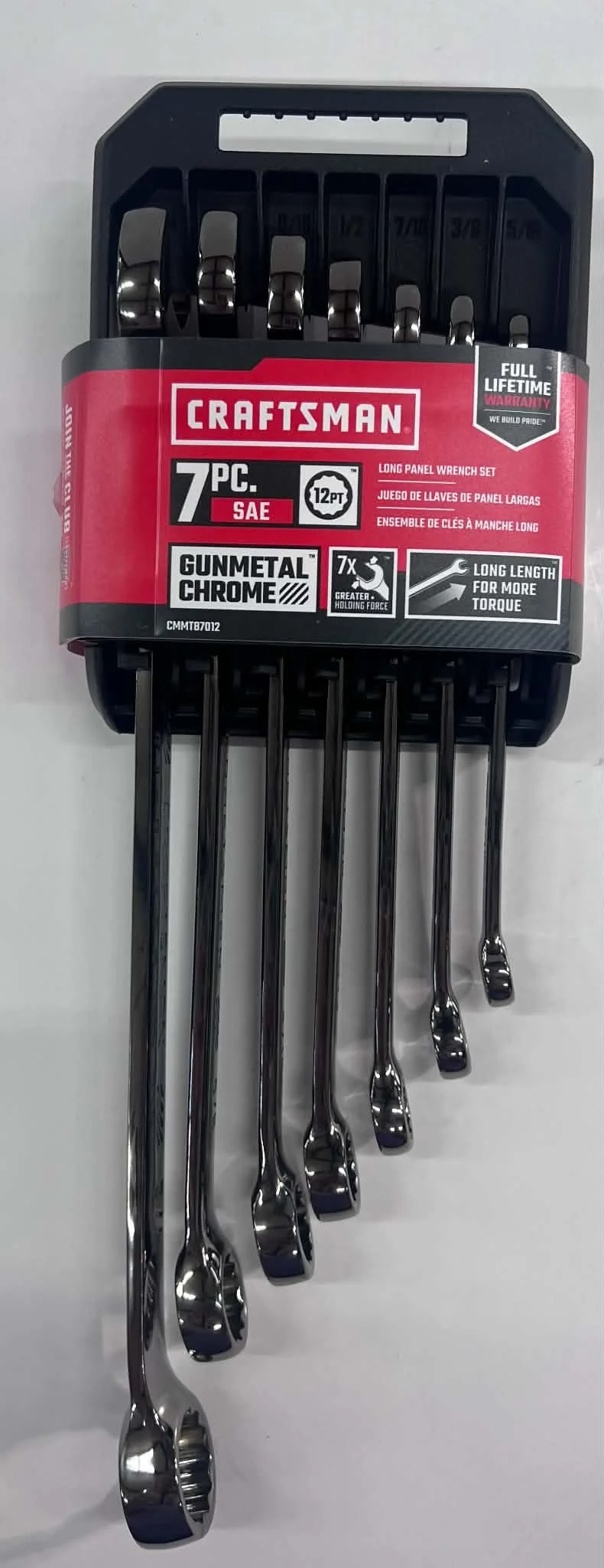 Craftsman 7-Piece SAE Long Panel Wrench Set