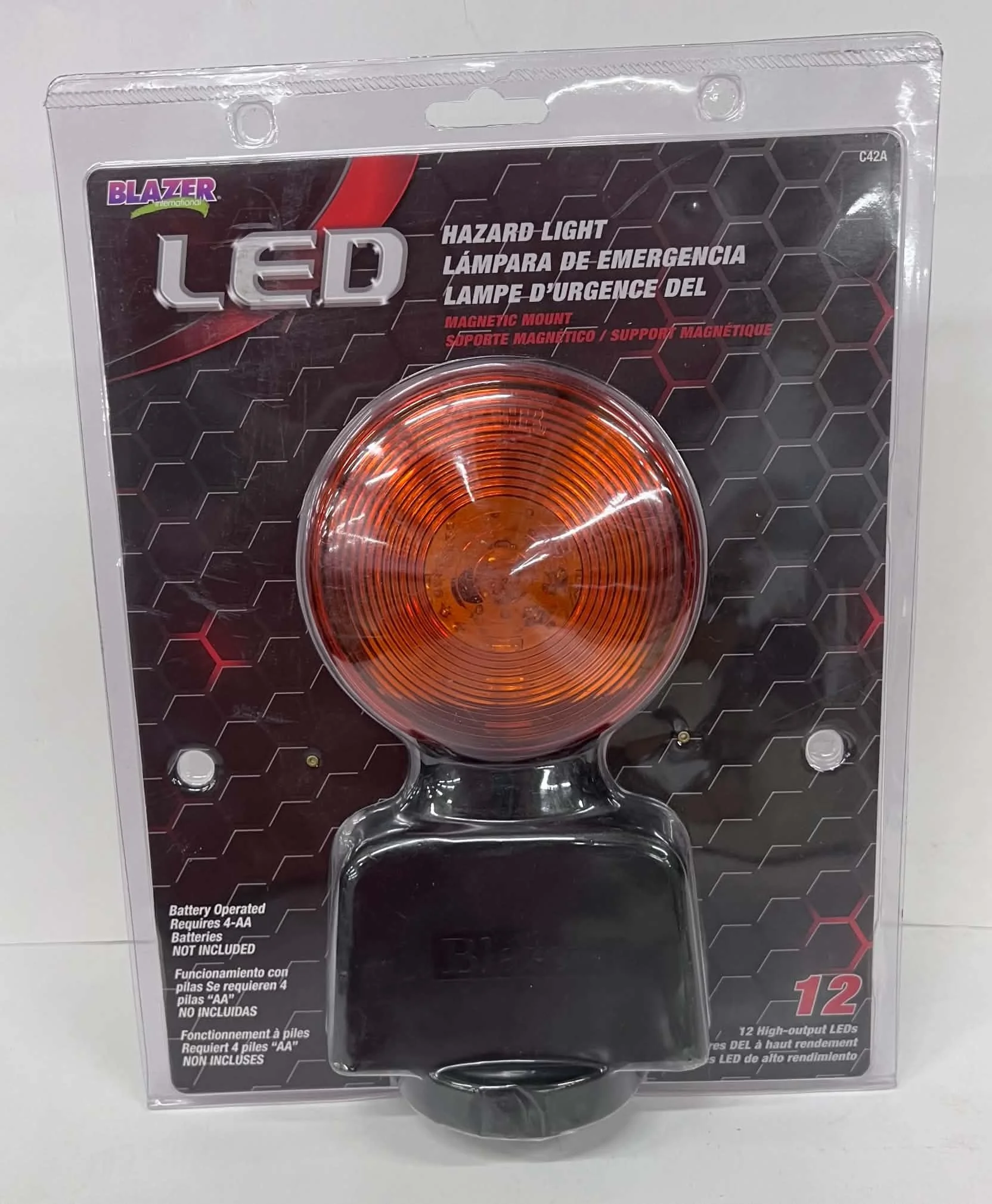 Blazer LED Hazard Light with Magnetic Mount