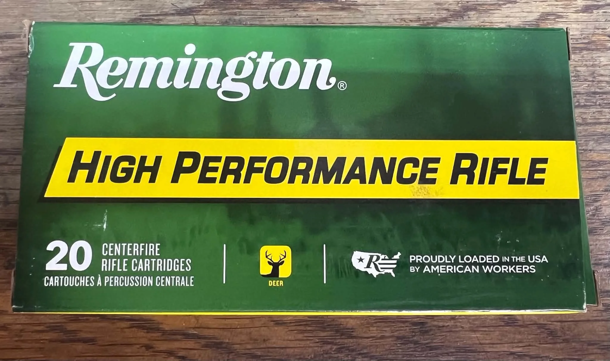 Remington High-Performance Rifle Cartridges - 20 Rounds