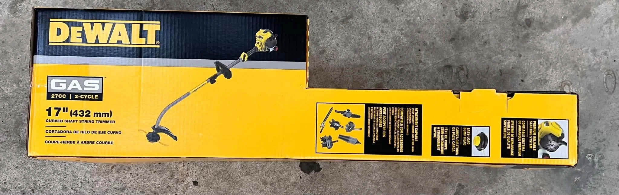 DEWALT 17-inch Gas String Trimmer
