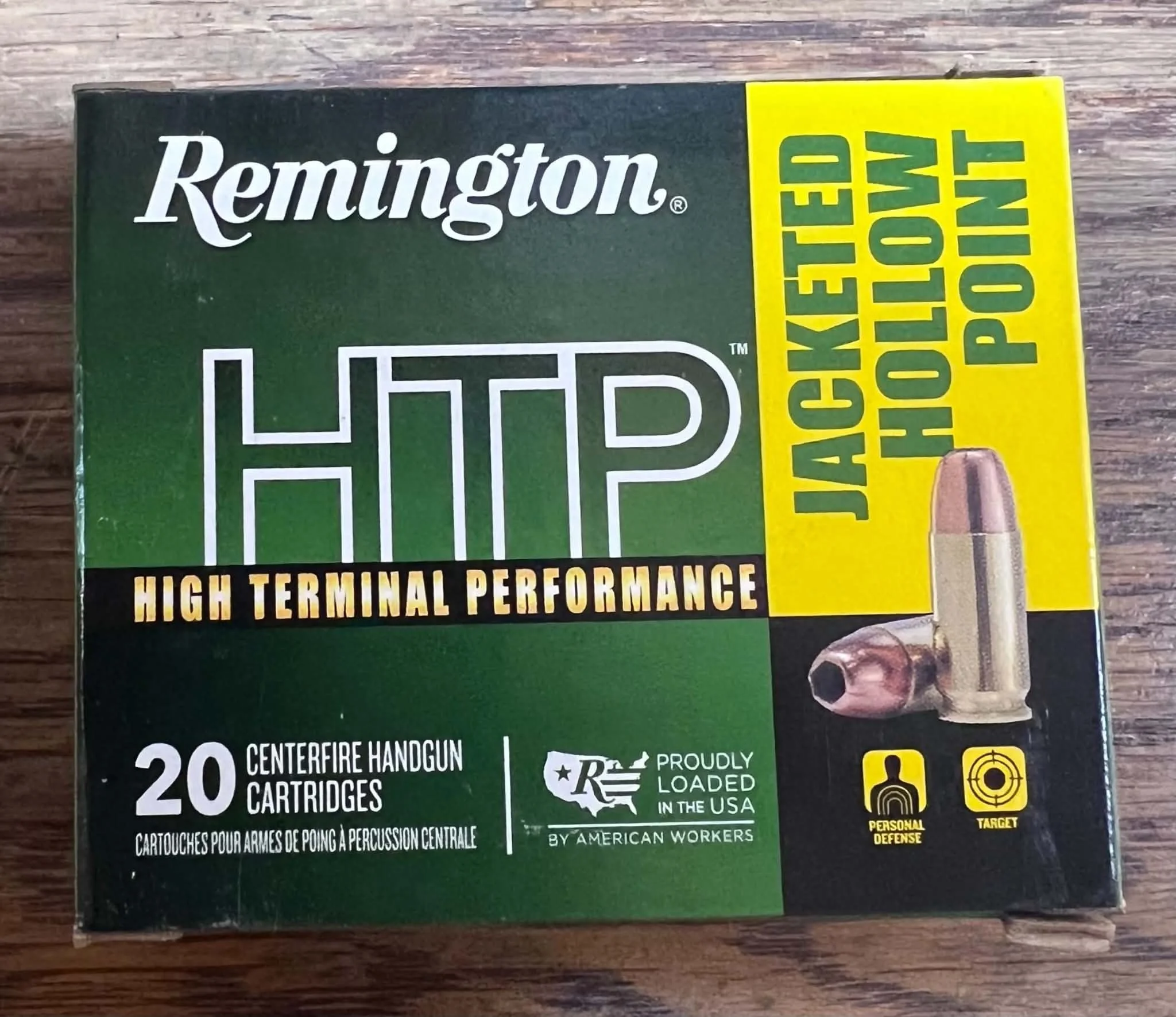 Remington HTP Jacketed Hollow Point Ammo