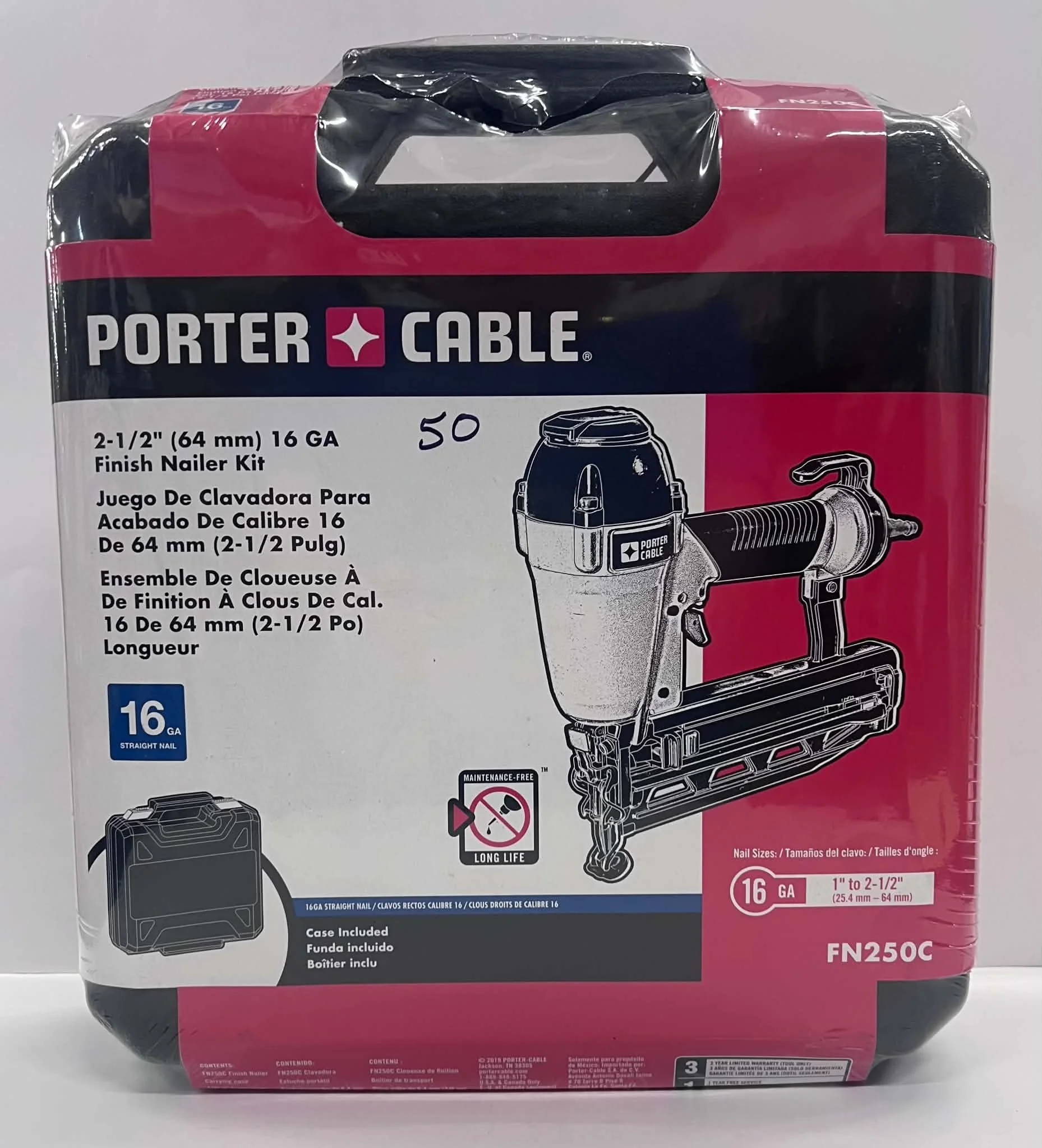 PORTER-CABLE 16 GA Finish Nailer Kit