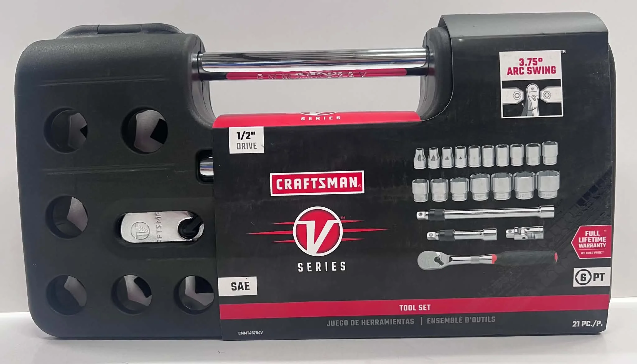 Craftsman V-Series 1/2" Drive SAE Tool Set - 21 Piece