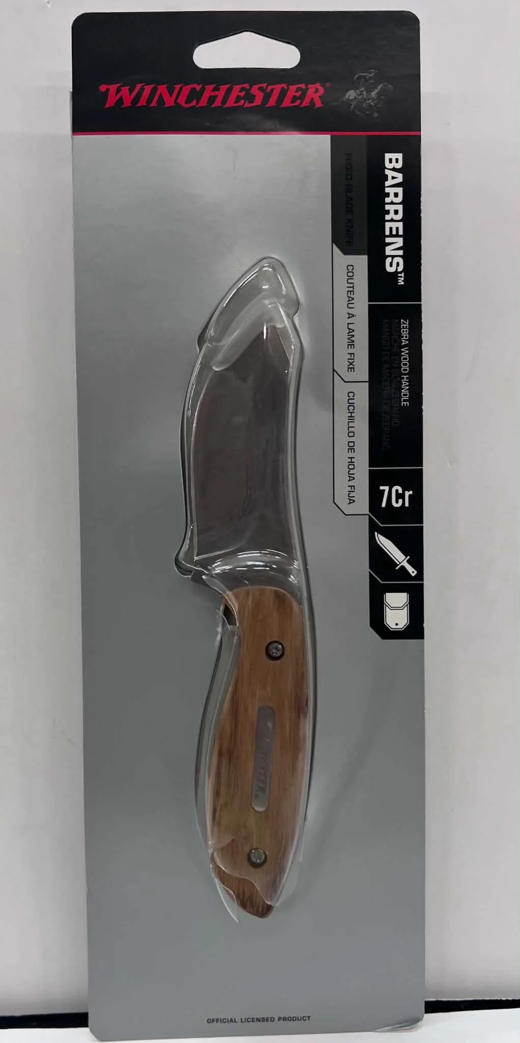 Winchester Barrens Fixed Blade Knife